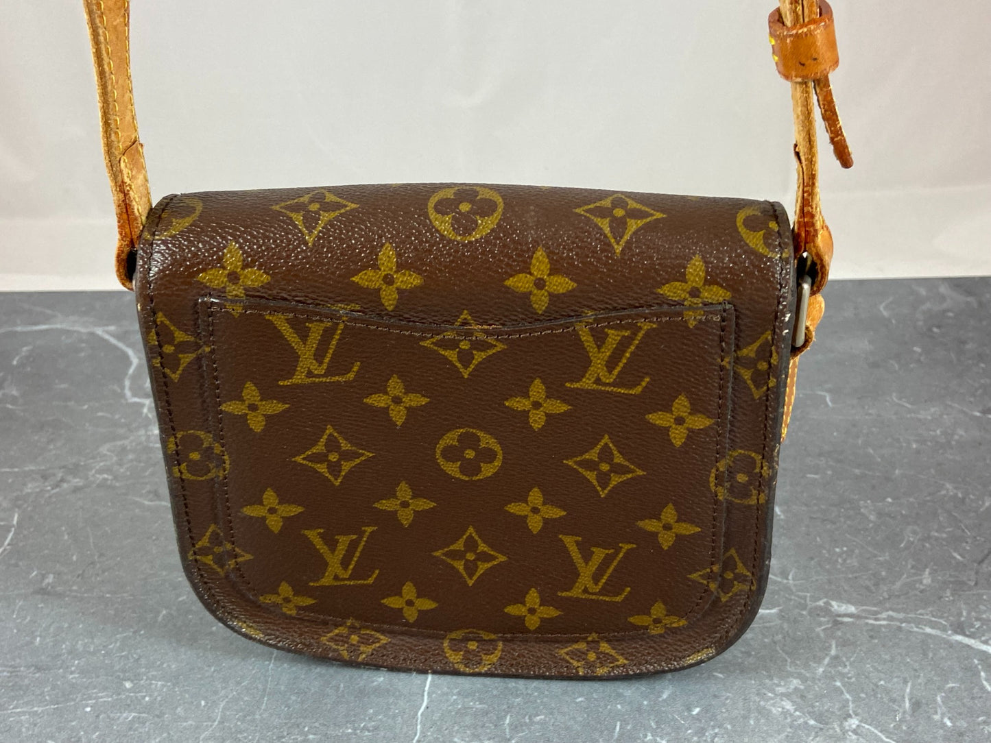 Louis Vuitton Mini Saint Cloud Shoulder Bag Monogram Canvas