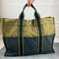 Hermès Fourre Tout / Toto MM Cotton Bag Black + Green