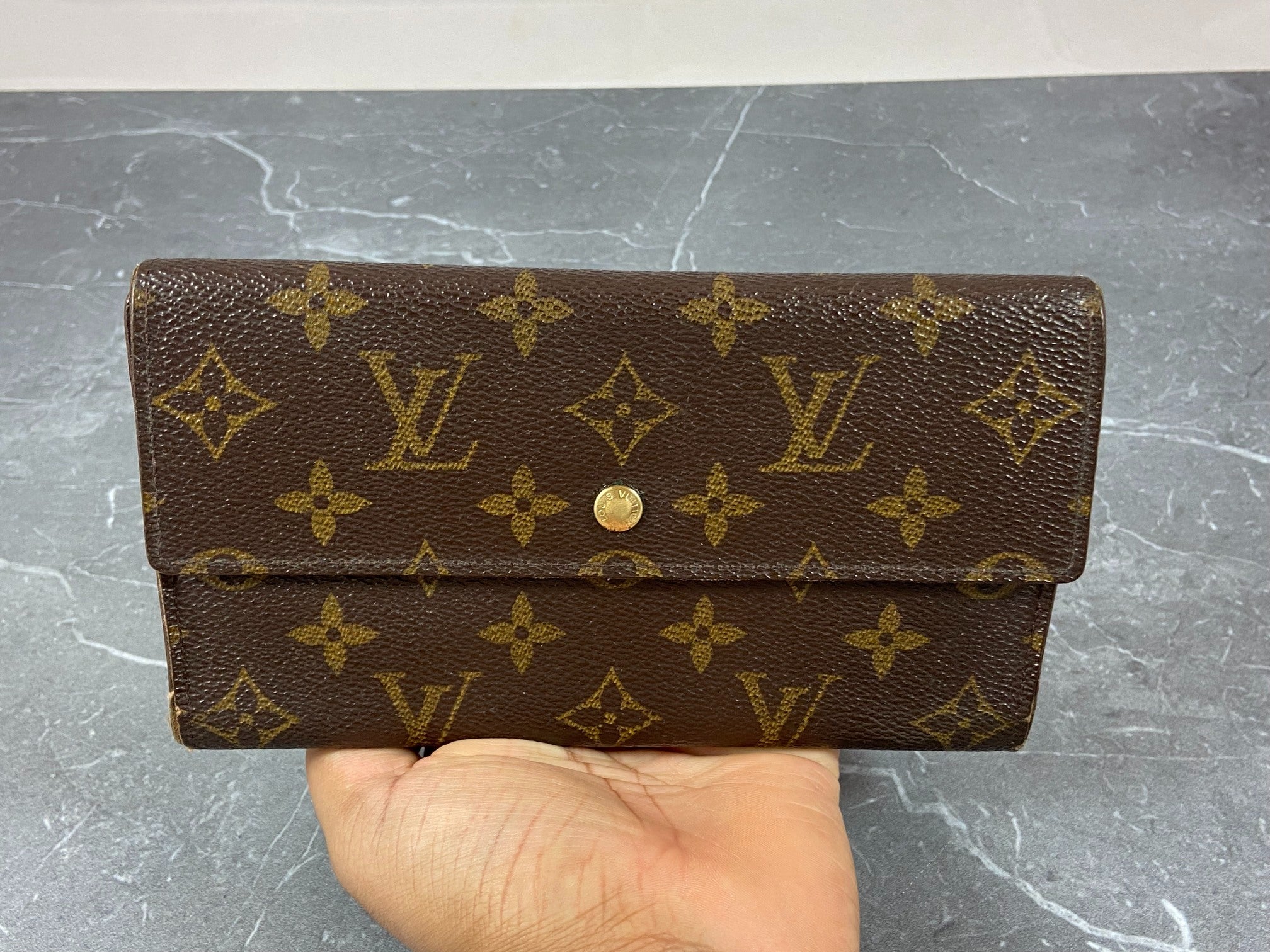 Louis Vuitton Porte Tresor International Wallet Monogram Canvas