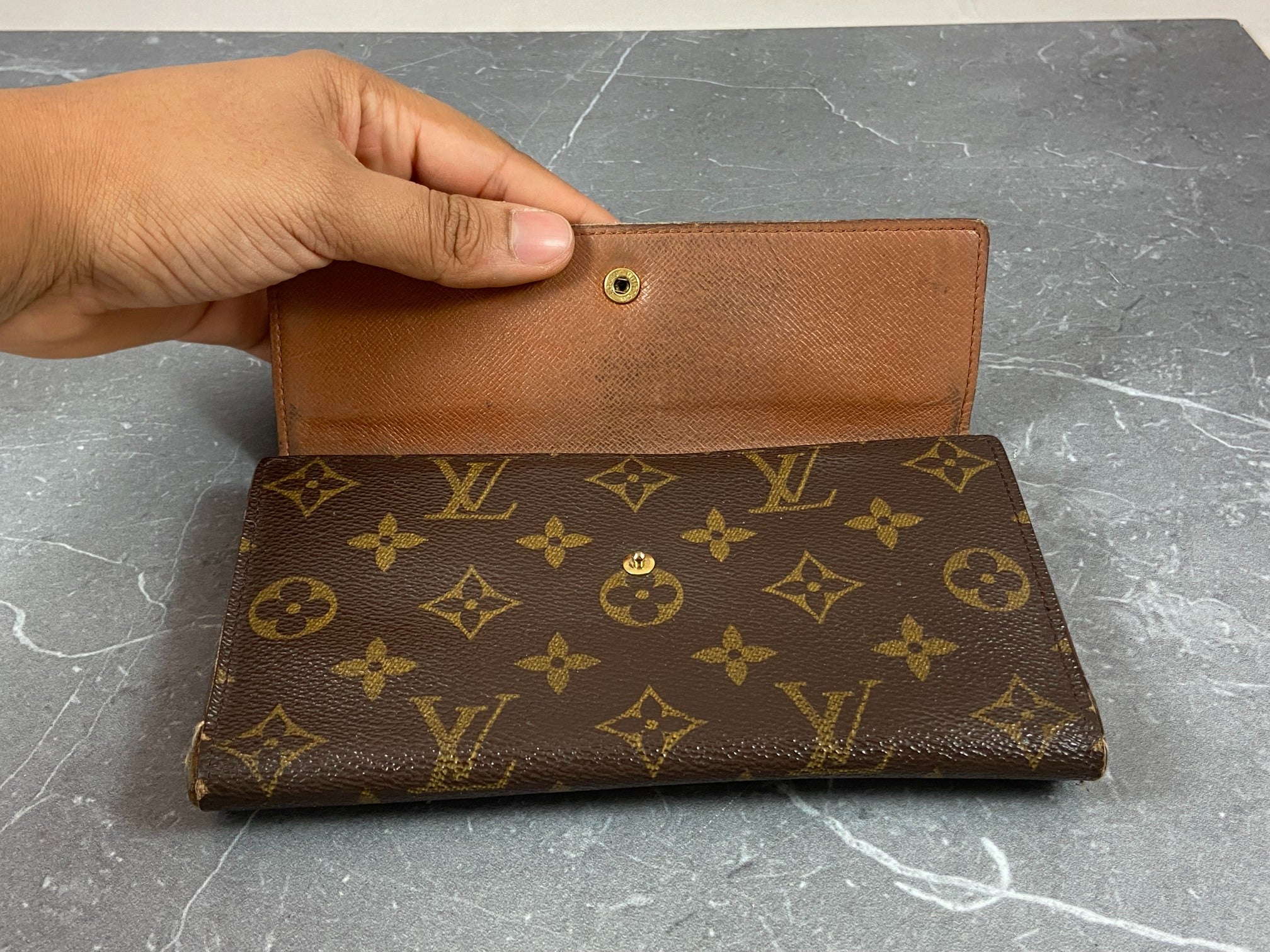 Louis Vuitton Porte Tresor International Wallet Monogram Canvas