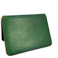 Louis Vuitton Bifold Card Case Green Epi Leather