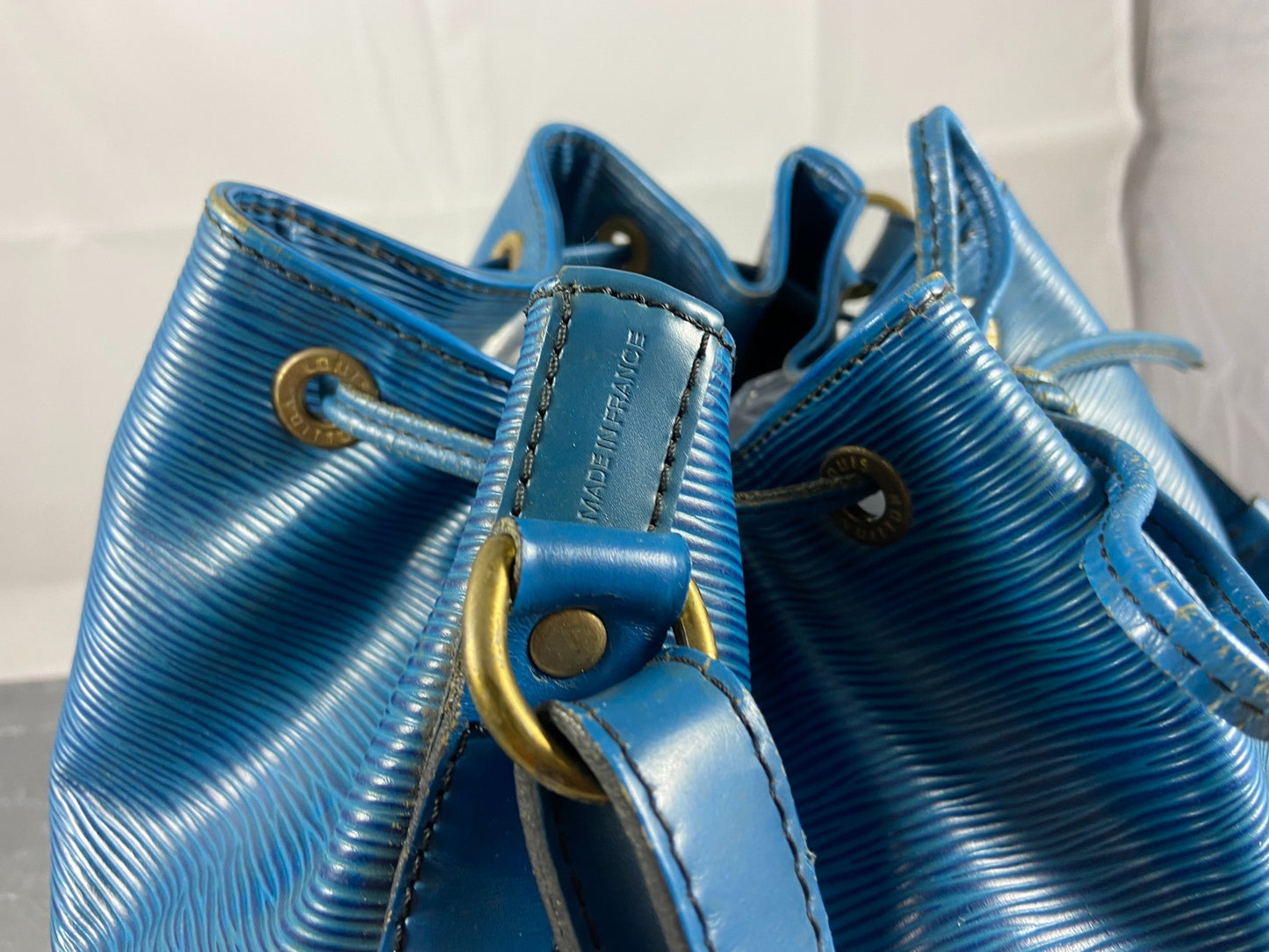 Louis Vuitton Sac Noé Petit Blue Epi Leather