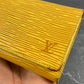 Louis Vuitton Porte-Monnaie Tresor Yellow Epi Leather