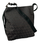 Fendi Shoulder / Side Bag Black Zucchino Monogram