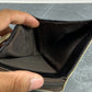 Prada Compact Zip Wallet Beige Canvas
