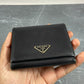 Prada Saffiano Trifold Wallet Black
