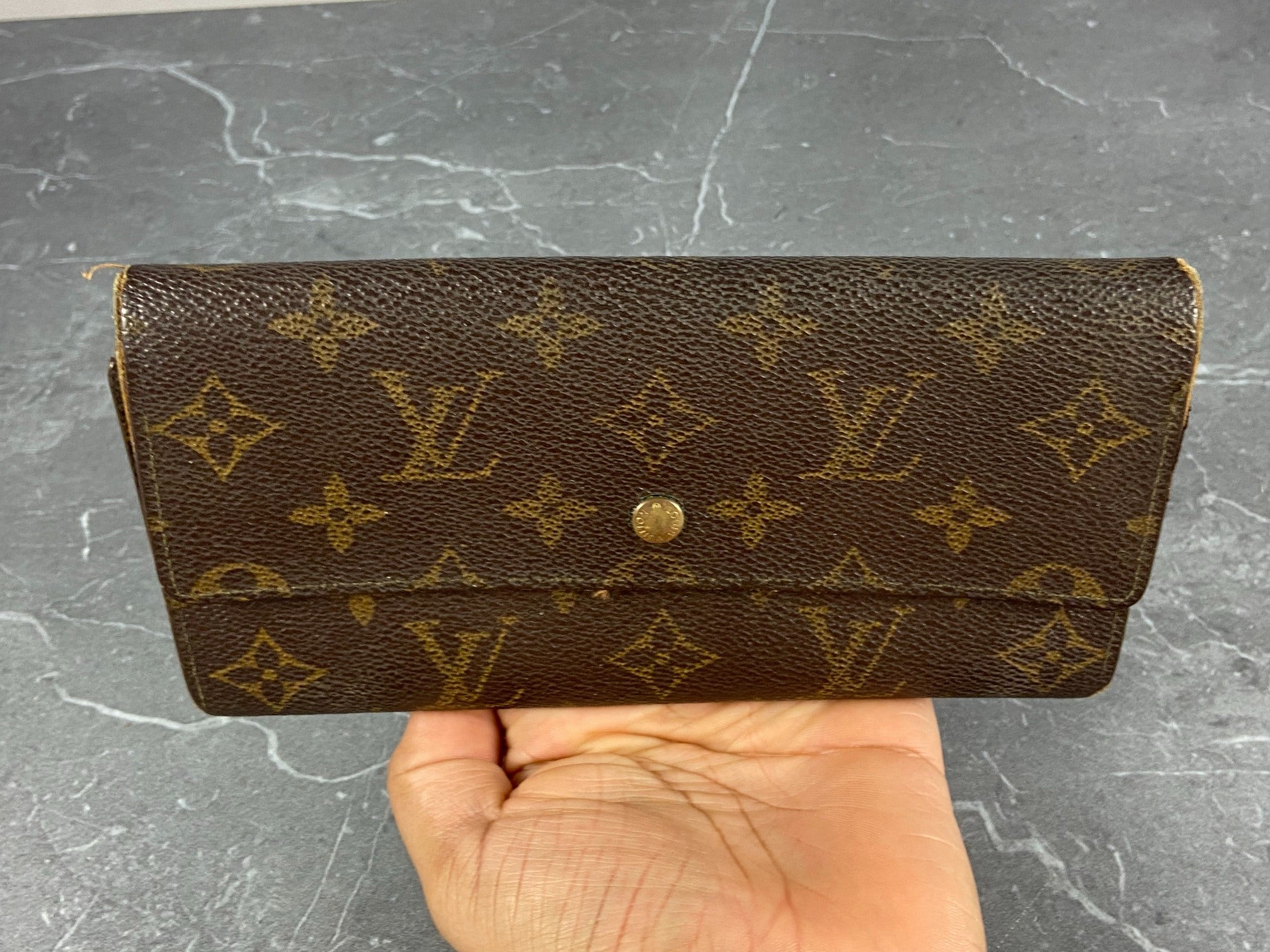 Louis Vuitton Sarah Wallet Monogram Canvas