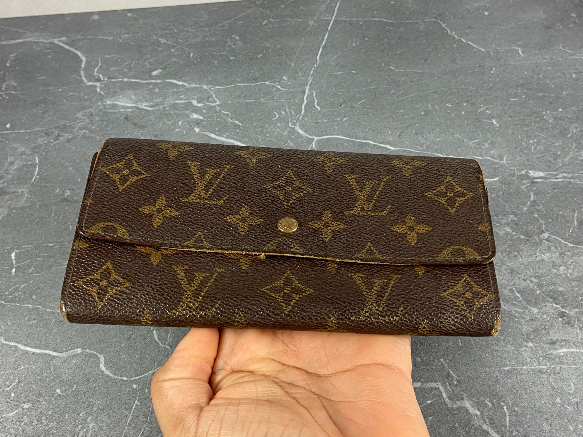 Louis Vuitton Sarah Wallet Monogram Canvas