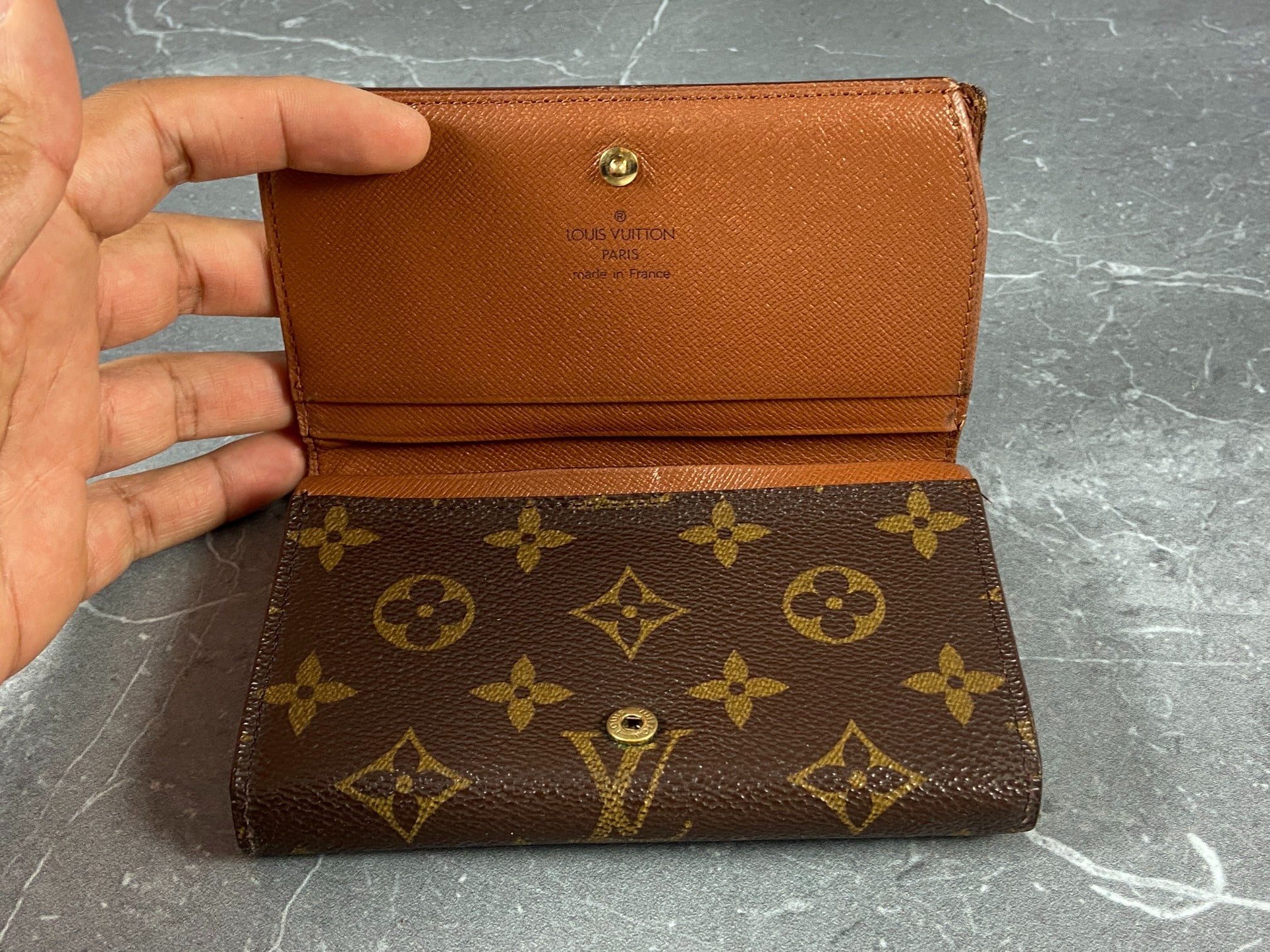 Louis Vuitton Porte-Monnaie Tresor Monogram Canvas