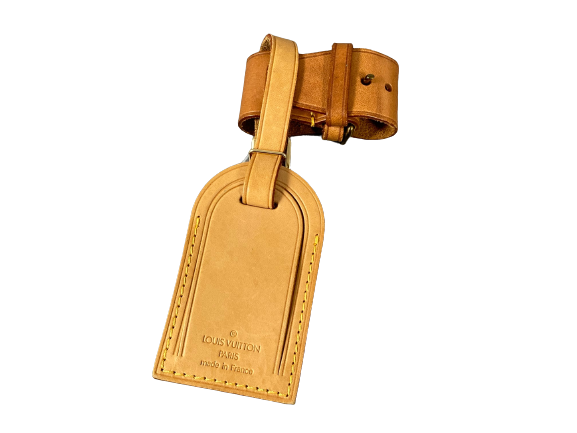 LOUIS VUITTON Vachetta Leather Luggage Tag 45981