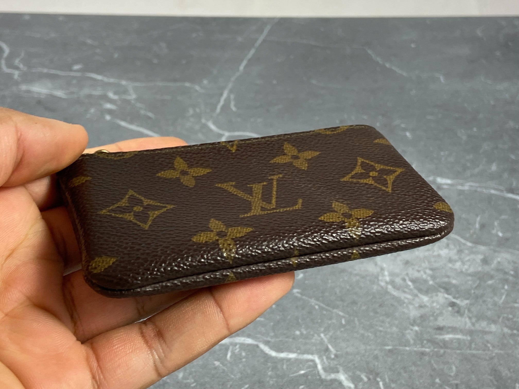 Louis Vuitton Pochette Cles Key Pouch Monogram Canvas