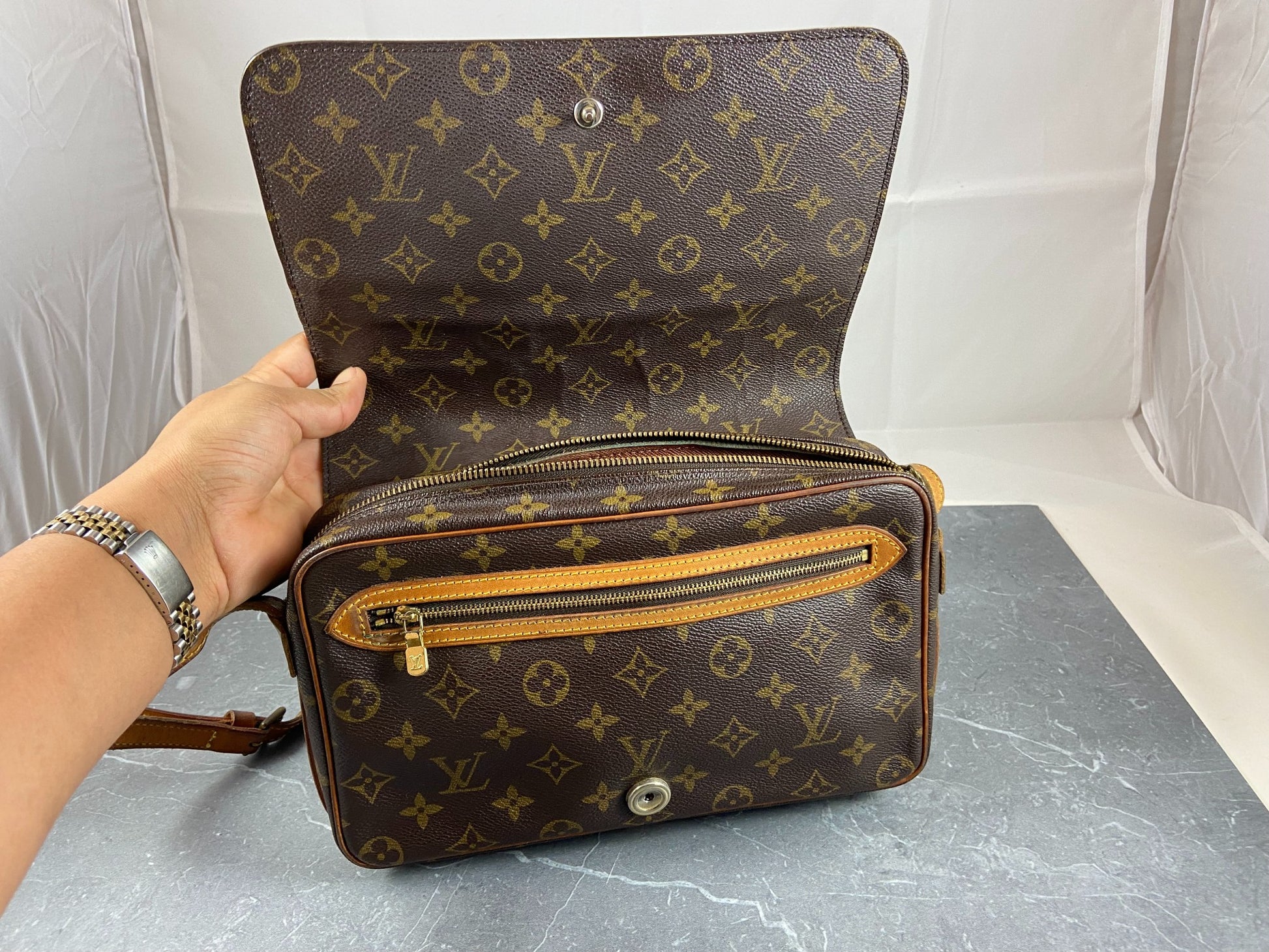 Louis Vuitton Monogram Saint Germain PM Three M48948 Shoulder Bag
