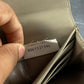 Bottega Veneta Woven Zip-Around Wallet Grey