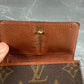 Louis Vuitton Small Wallet / Card Case Monogram Canvas