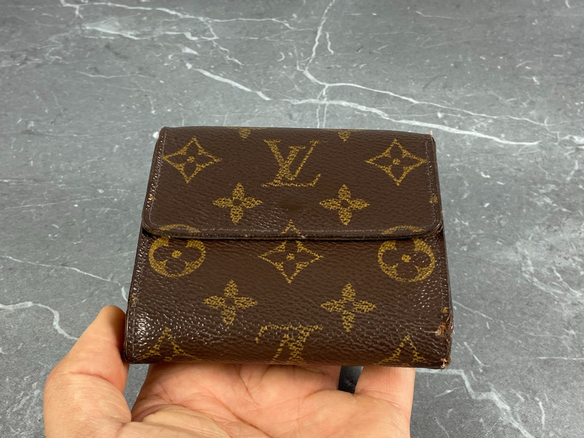 Louis Vuitton Elise Pattern Print Wallet