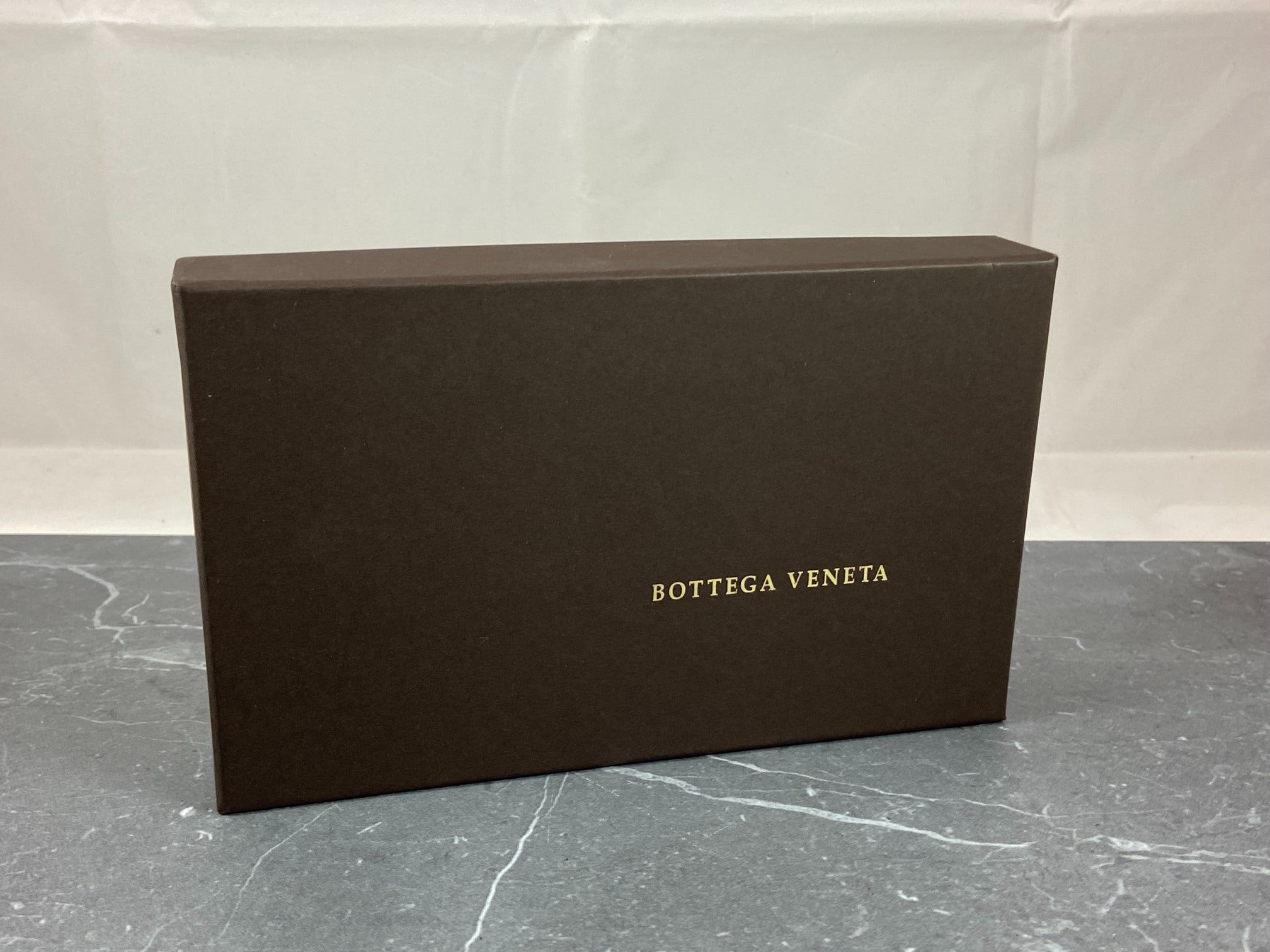 Bottega Veneta Woven Leather Long Wallet Brown