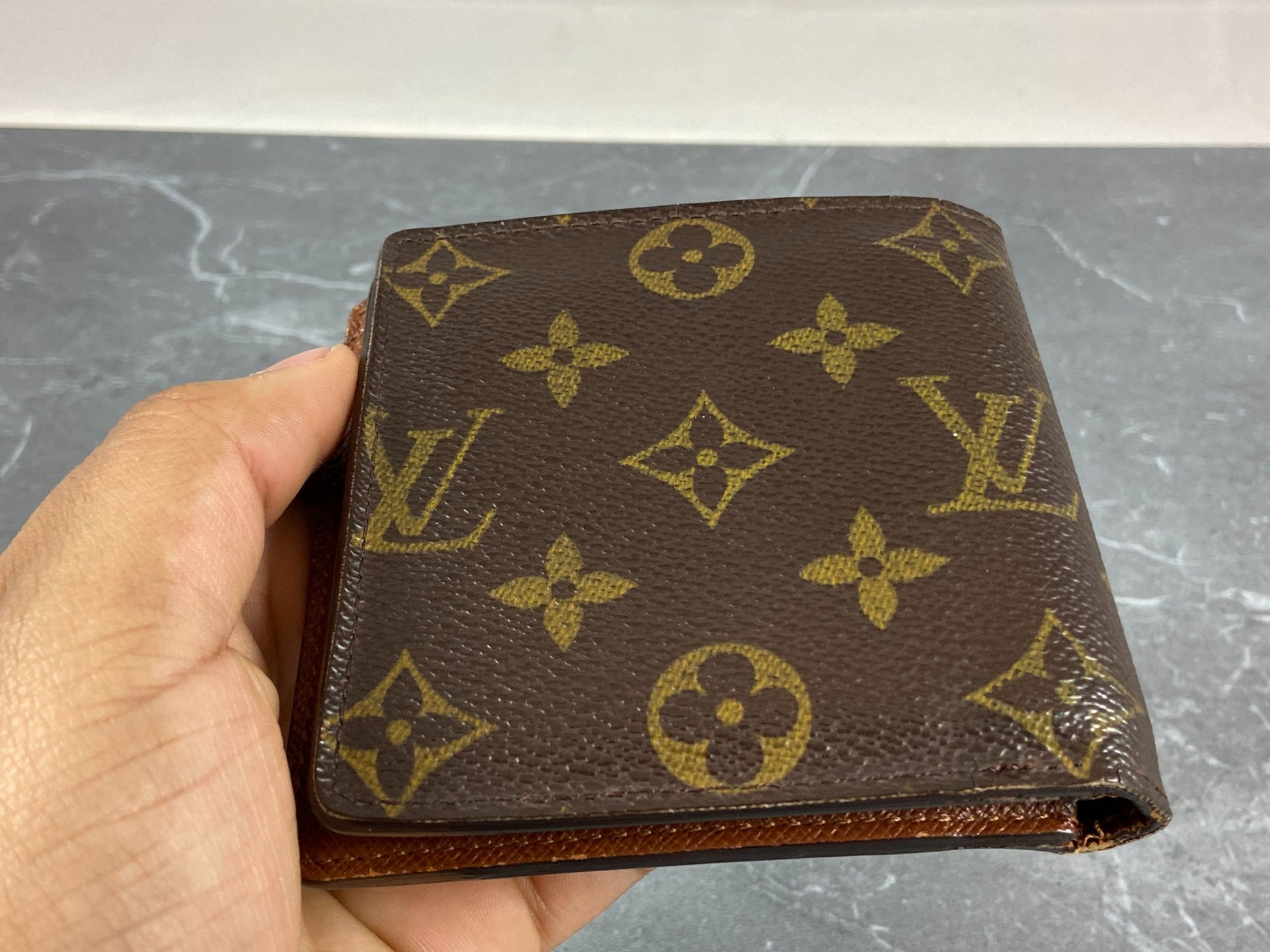 Louis Vuitton Marco Wallet Monogram Brown in Coated Canvas - GB