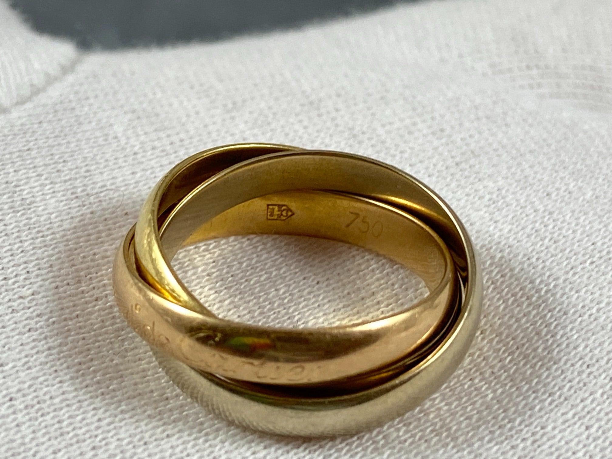 Cartier Must De Cartier Trinity Ring Size 51