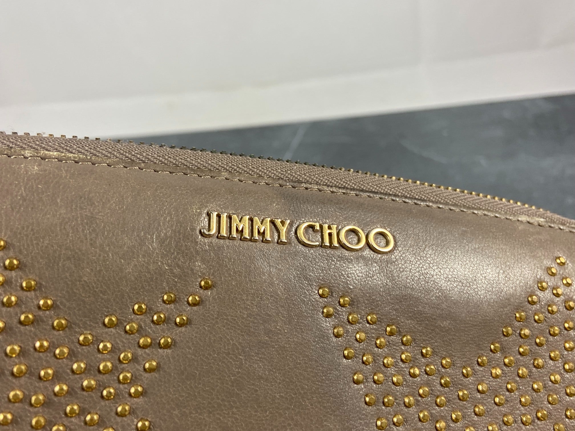 Jimmy Choo Long Zippy Wallet Black