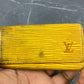 Louis Vuitton 4 Key Holder Yellow Epi Leather