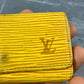 Louis Vuitton 4 Key Holder Yellow Epi Leather