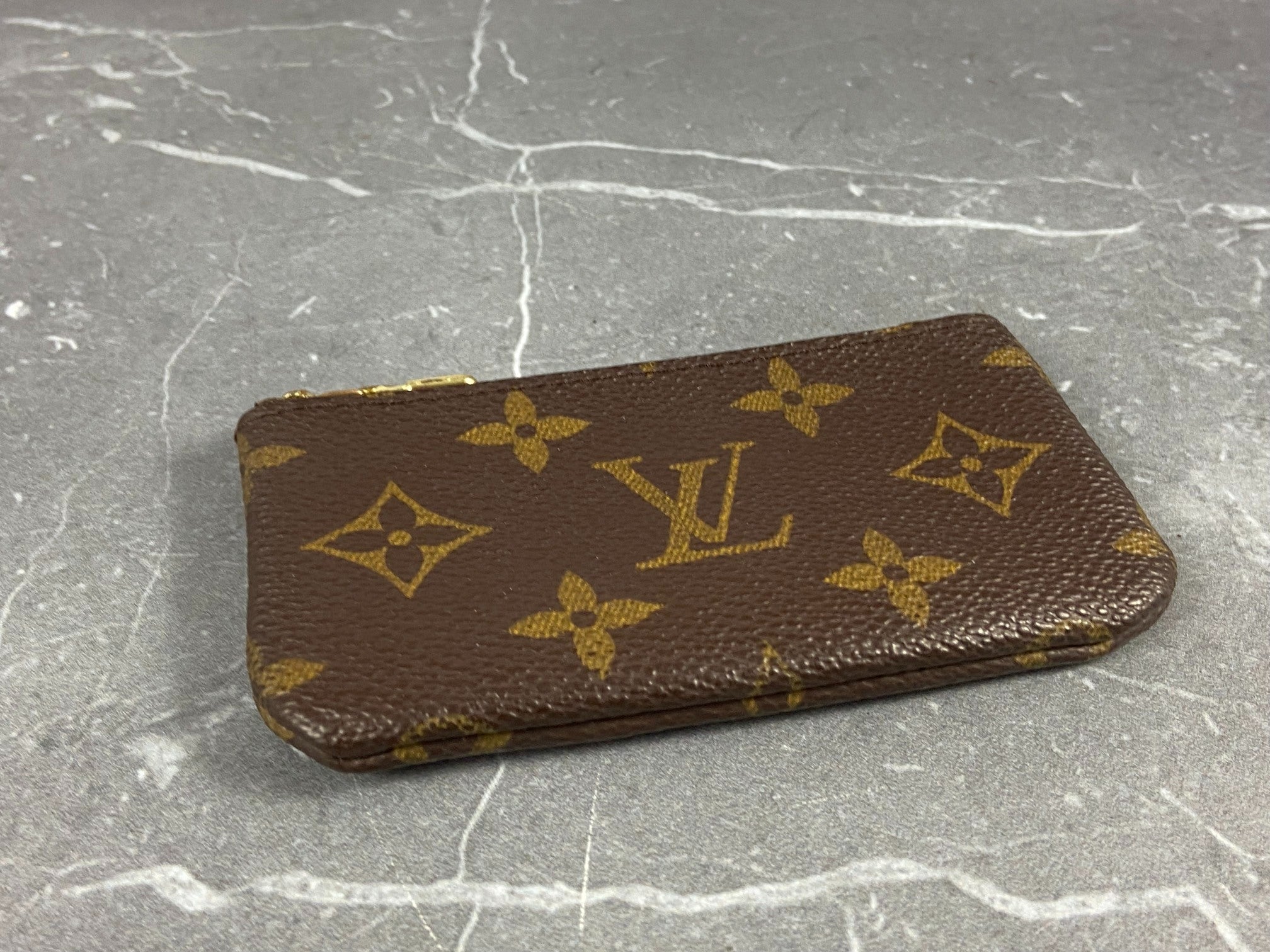 Louis Vuitton Pochette Cles Key Pouch Monogram Canvas