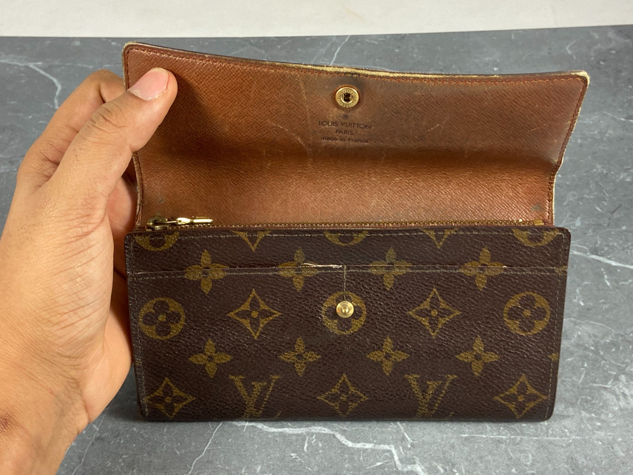 Louis Vuitton Sarah Wallet Monogram Canvas