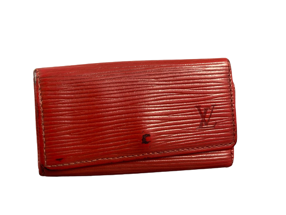 Louis Vuitton 4 Key Holder Red Epi Leather