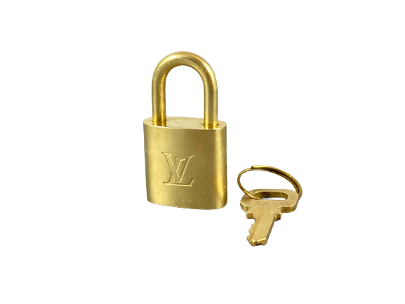 Louis Vuitton Lock Gold Tone No. 345