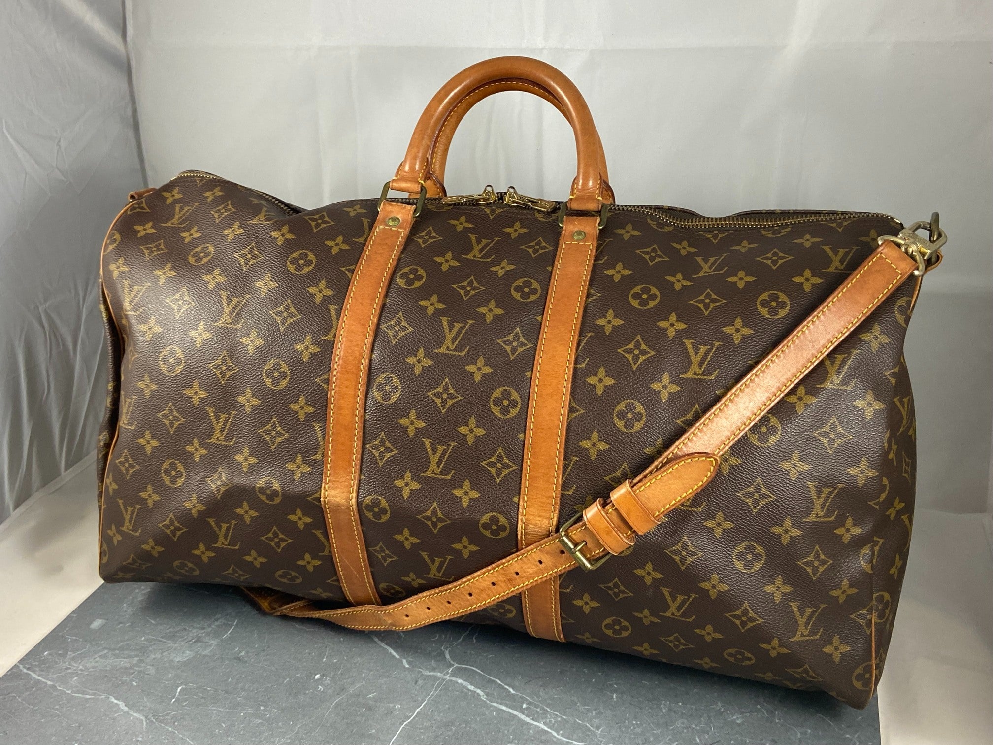 Louis Vuitton Keepall 55 Bandouliere Monogram Canvas