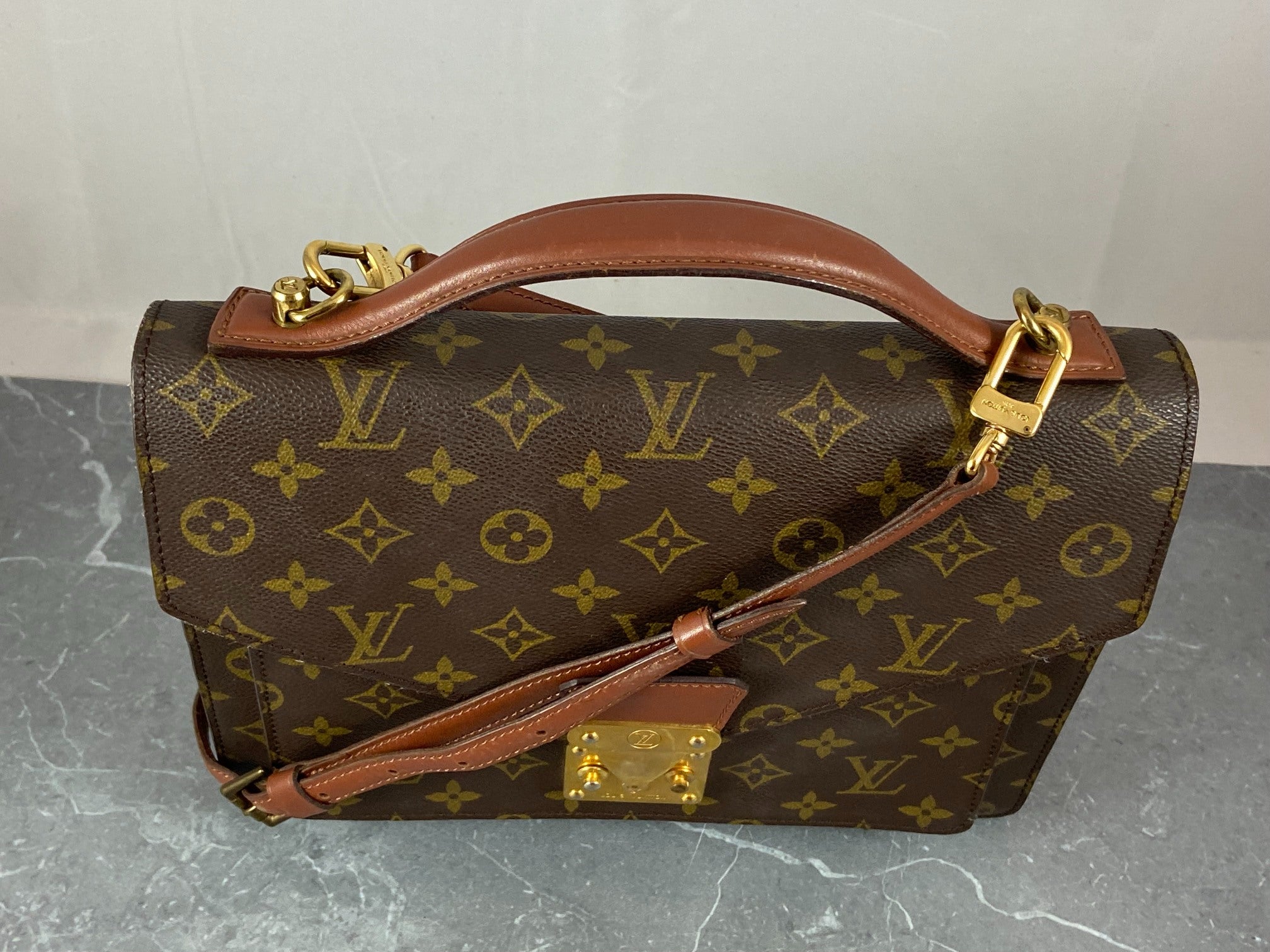 Louis Vuitton Monceau 28 Monogram Canvas