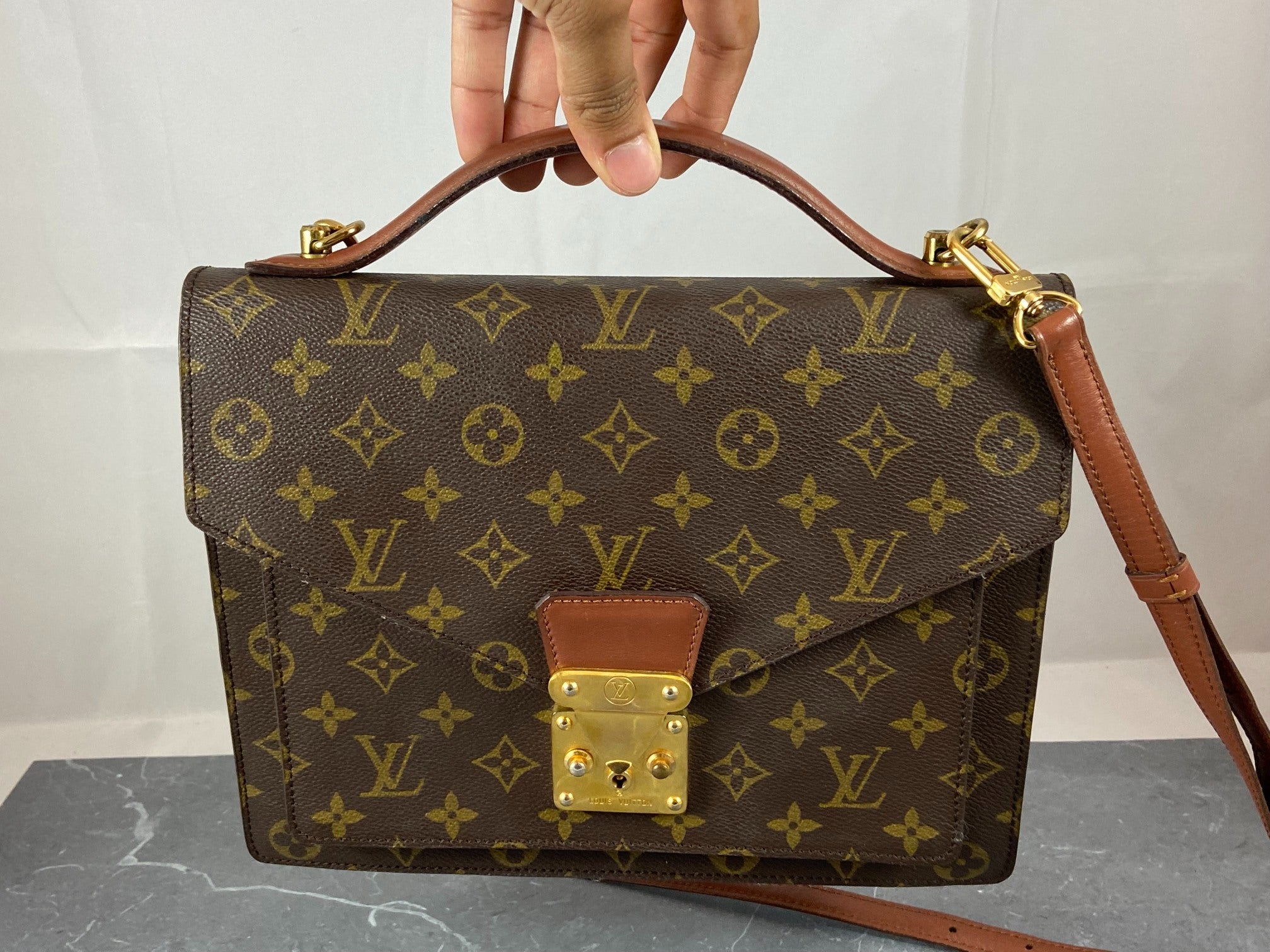 Louis Vuitton Monceau 28 Monogram Canvas