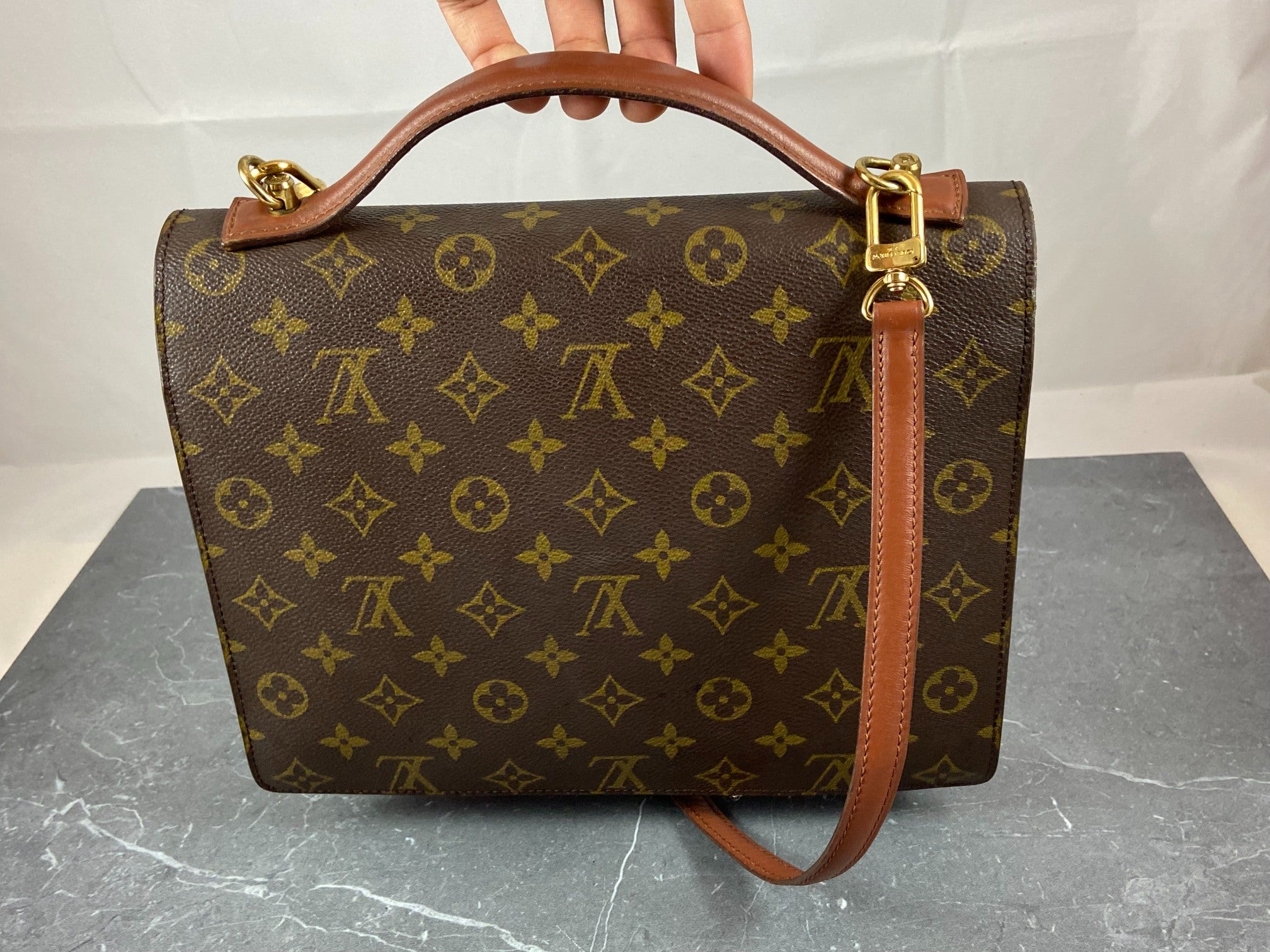 Louis Vuitton Monceau 28 Monogram Canvas