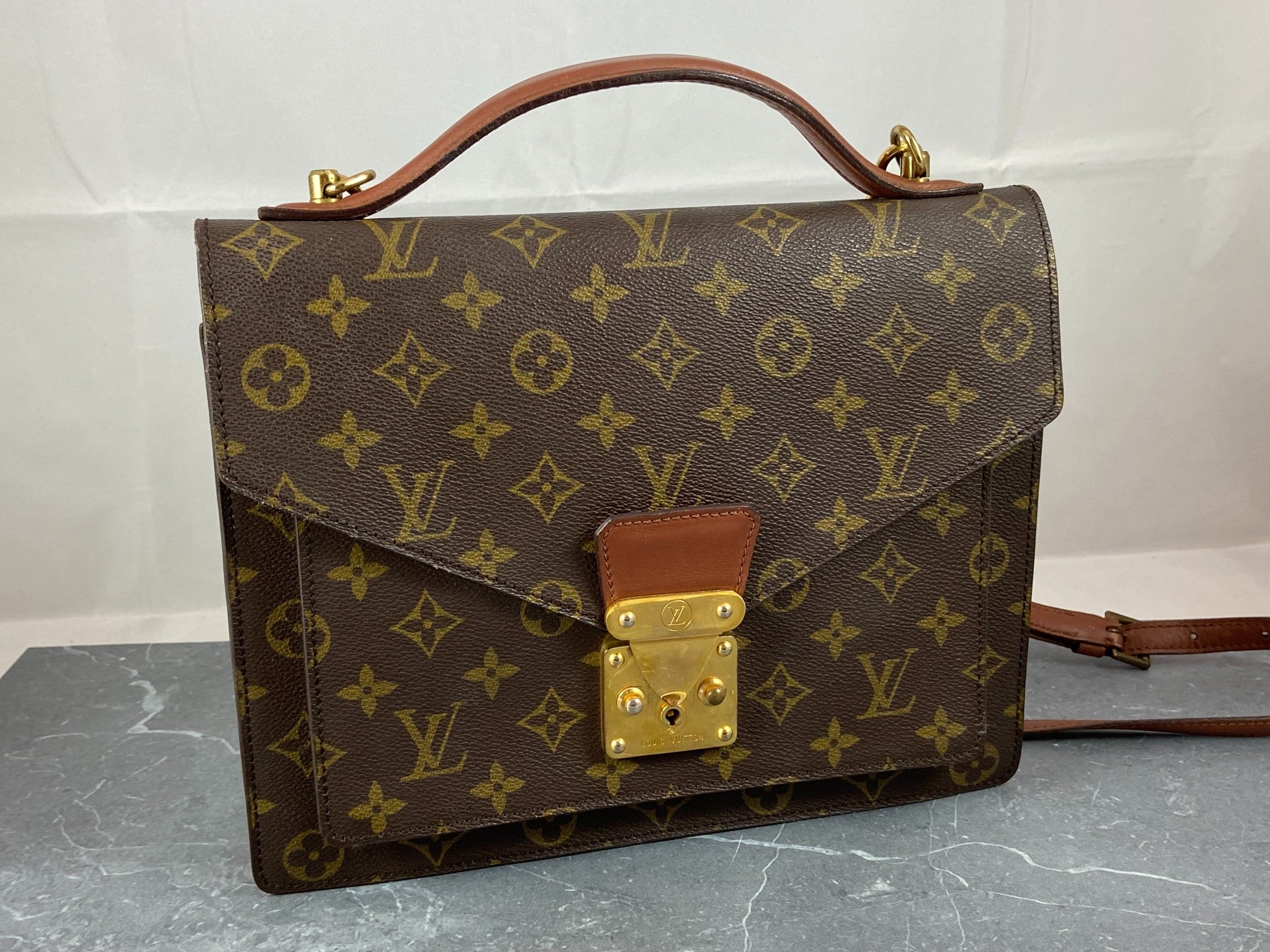 Louis Vuitton Monceau 28 Monogram Canvas