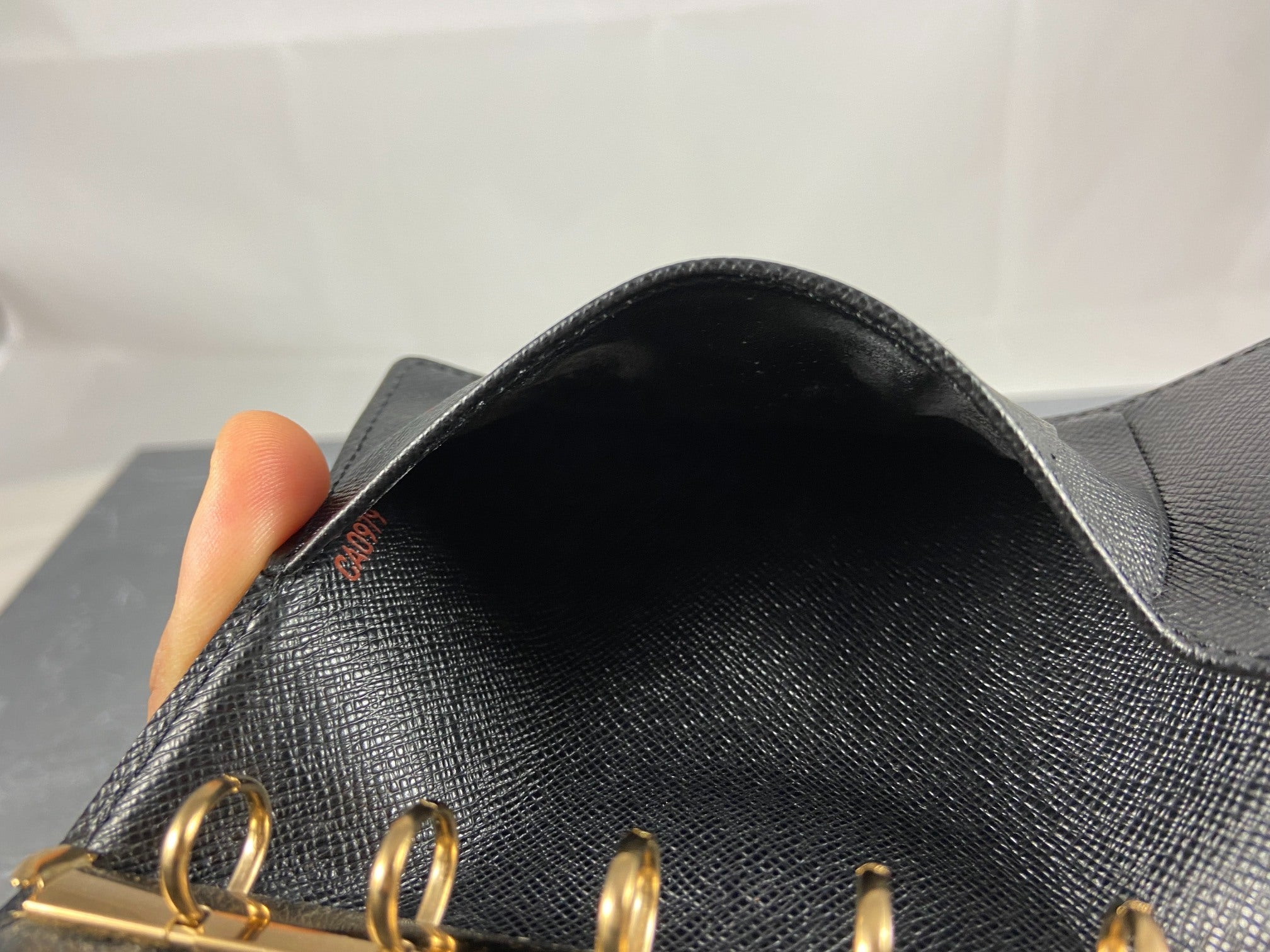 Louis Vuitton Agenda Fonctionnel PM Black Epi Leather