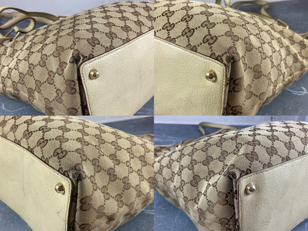Gucci Hand / Tote Bag Beige GG Monogram