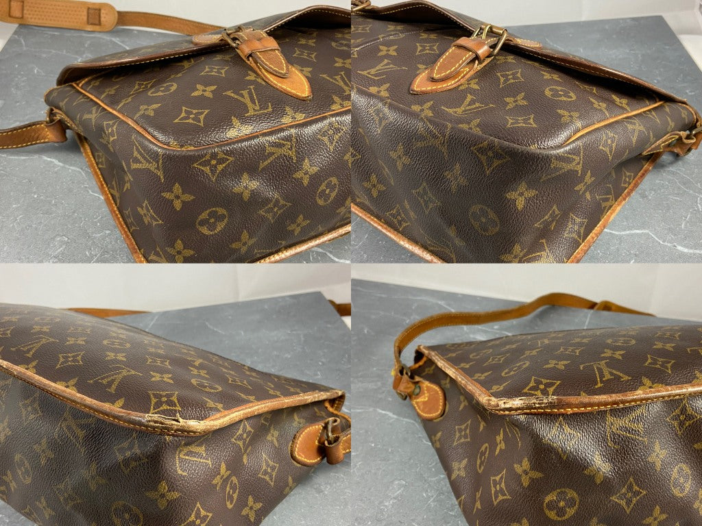 Louis Vuitton Gibeciere GM Messenger Bag Monogram Canvas